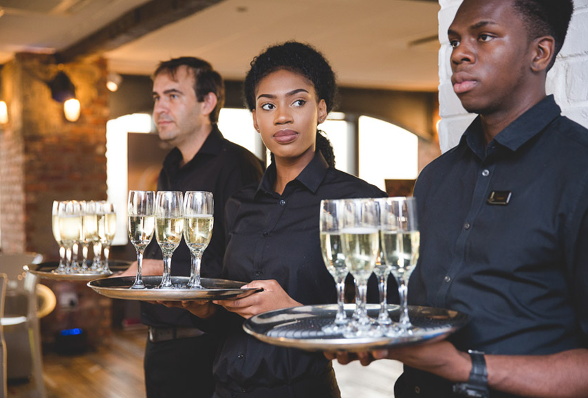 London portrait photographer for natural, relaxed hospitality industry staff portraits